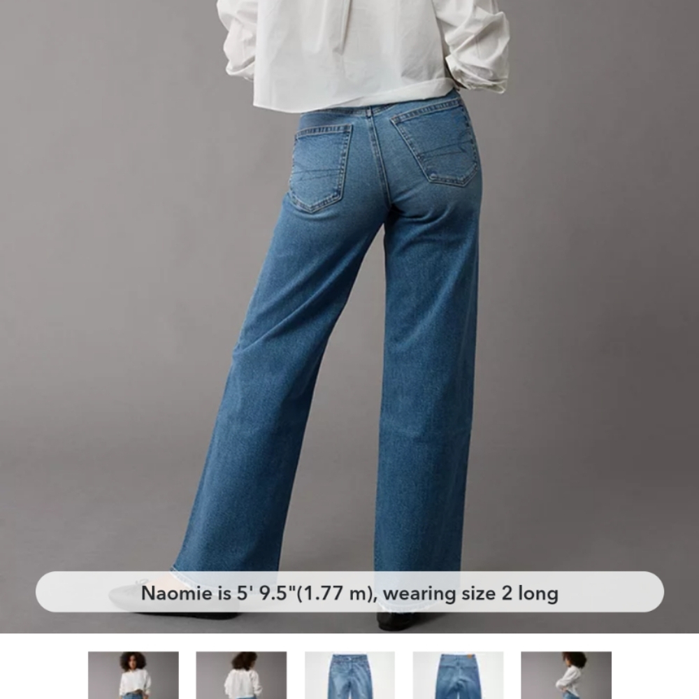 American Eagle Curvy Baggy Jeans